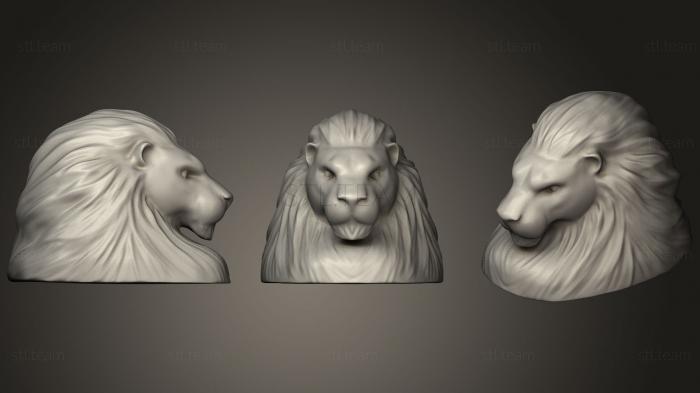 3D модель Бюст льва (STL)